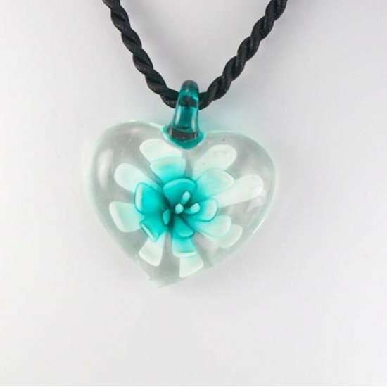 Pendentif en verre style Murano