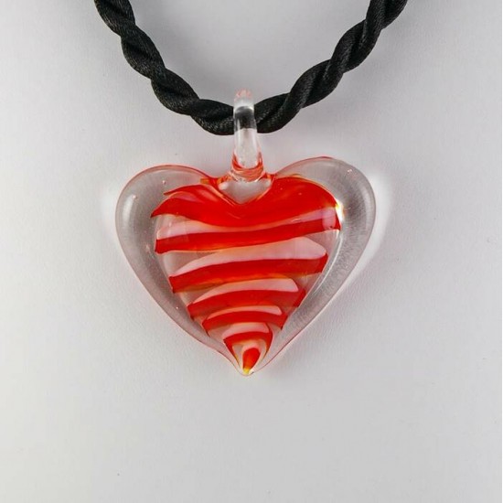 Pendentif en verre style Murano