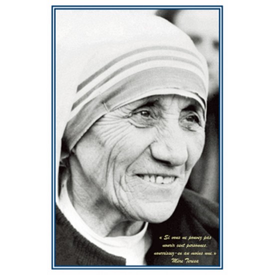 Carte prière : à Mère Teresa 