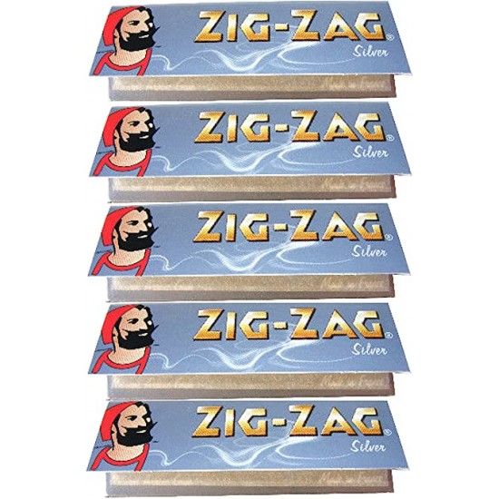 ZIG ZAG SILVER ROLLING PAPER 1 1/4