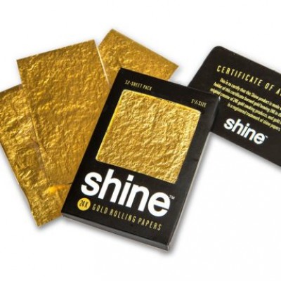 SHINE 24K GOLD ROLLING PAPER 12 SHEETS