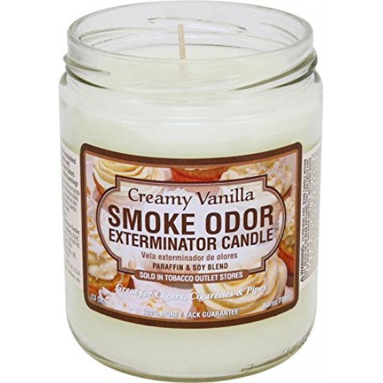 Smoke Odor Eliminator Candle Creamy Vanilla