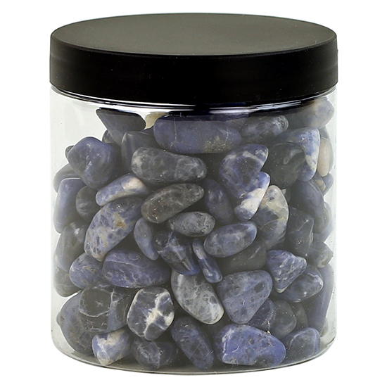 Sodalite A-Quality tumblestones in jar