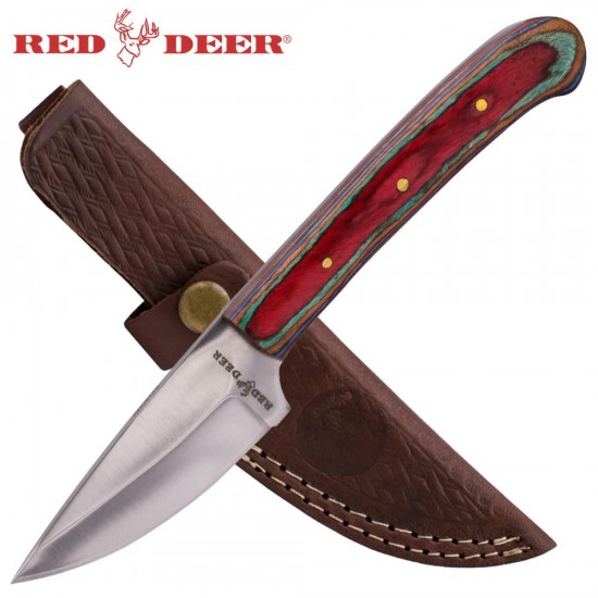 8 inch Hunting Knife with Leather sheath...