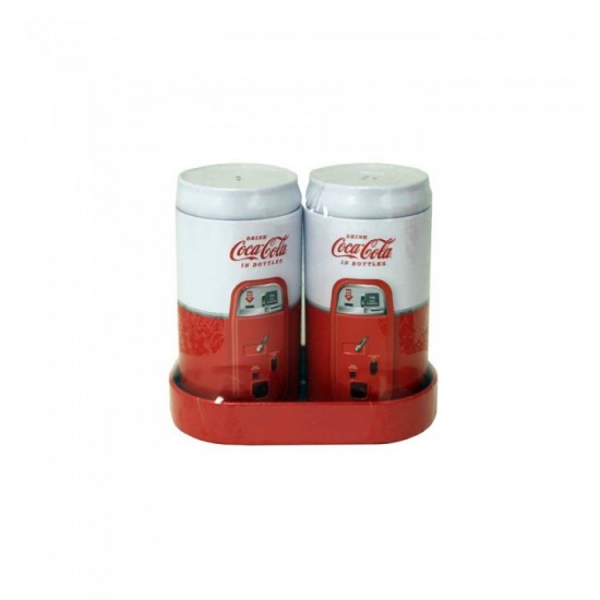 Vintage Coke Salt & Pepper Shakers Set