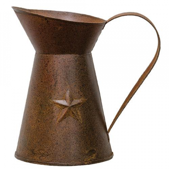 Rusty Pitcher w/Embossed Star