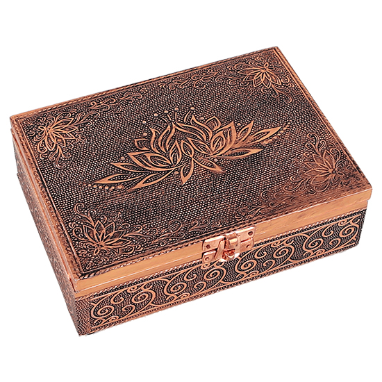 Lotus copper colour - Tarot box 