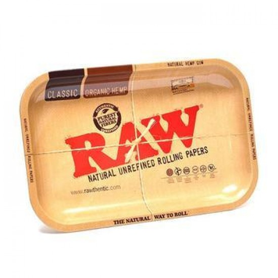 RAW METAL ROLLING TRAY SMALL