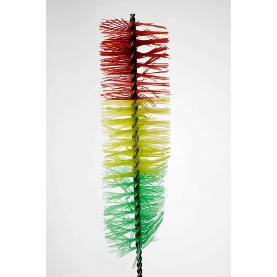 14 in. Nylon tube rasta brush