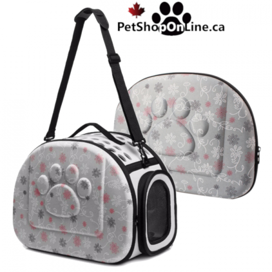 Boite de transport pour chat ou petit chien - gris