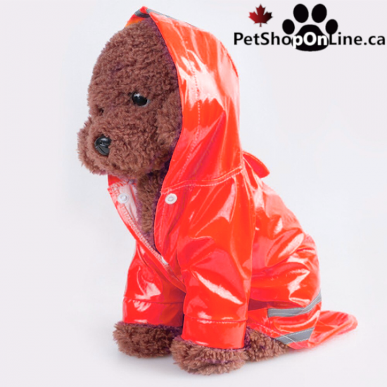 Manteau de pluie de type ciré - Rouge