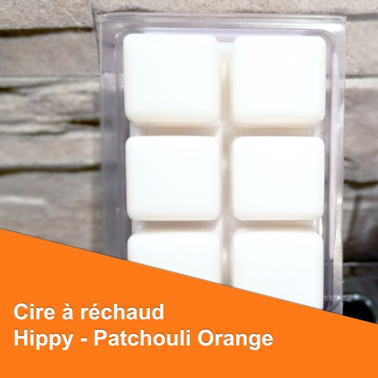 Cire pour rechaud - 3,5 oz  - Hippy - Patchouli et orange