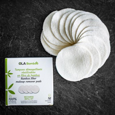 Recharge – Tampons démaquillants - OLA BAMBOO