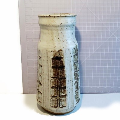 VASE POTERIE FAIT MAIN • HANDCRAFT POTTERY VASE  