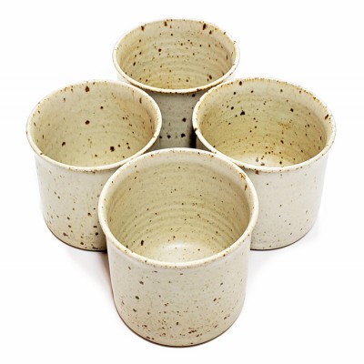 VERRES EN GRÈS STYLE BOHO