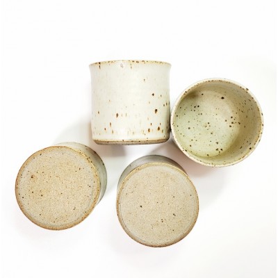 VERRES EN GRÈS STYLE BOHO
