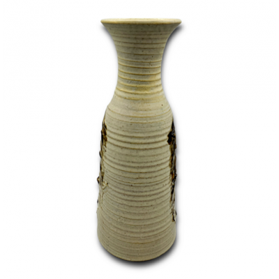VASE DÉCORATIF AVEC UN BAS-RELIEF•STUDIO POTTERY VASE