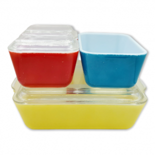 PYREX FRIDGIE COULEURS PRIMAIRES • SET PRIMARY...