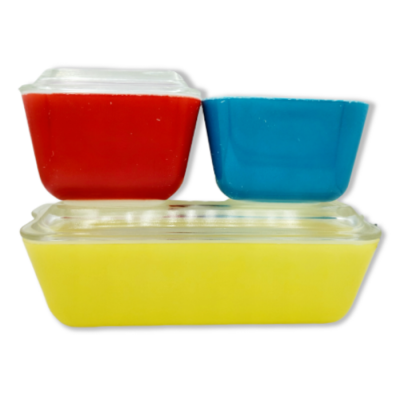 PYREX FRIDGIE COULEURS PRIMAIRES • SET PRIMARY COLORS