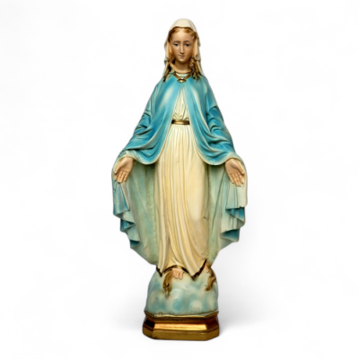 VIERGE MARIE EN PLÂTRE DE 18 POUCES