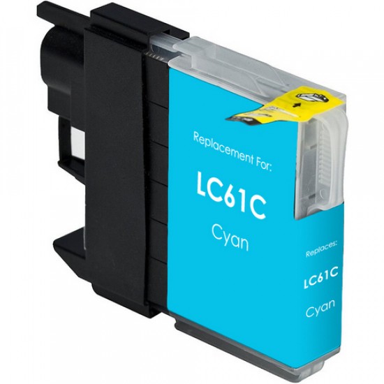 Cartouche d'encre compatible brother LC61C Cyan
