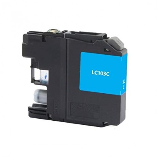 Cartouche d'encre compatible brother LC103C Cyan haute capacité