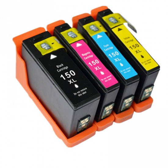 Ensemble de 4 cartouches d'encre compatible...