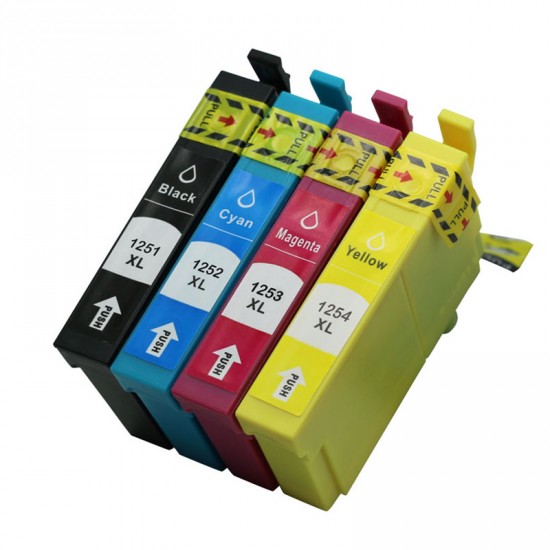 Ensemble de 4 cartouches d'encre compatible Epson...