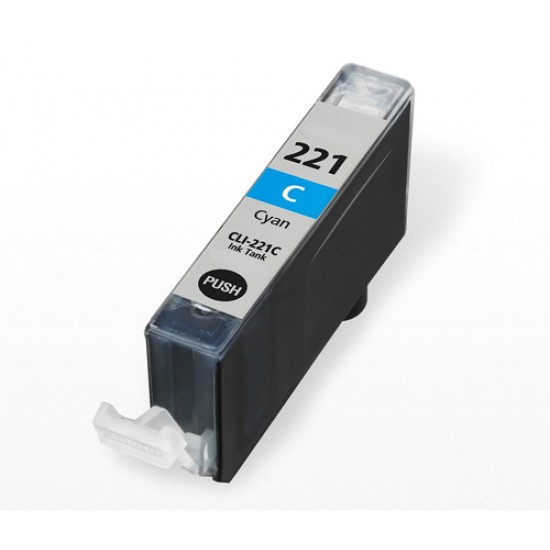 Cartouche d'encre compatible Canon CLI-221 Cyan...