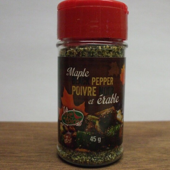 Poivre noir et érable 50g