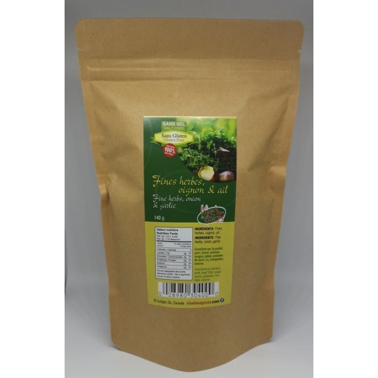 Fines herbes oignon et ail 140g