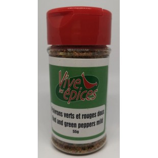 Poivrons verts et rouges doux 55g