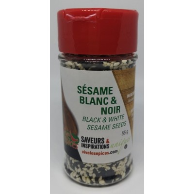 Sésame Blanc et noir 55g
