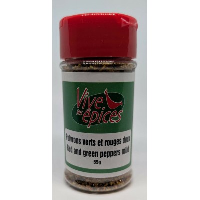 Poivrons verts et rouges doux 55g