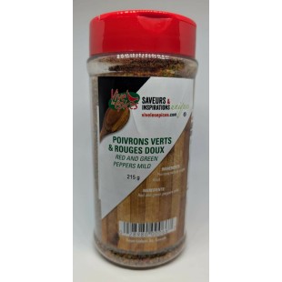 Poivrons verts et rouges doux 215g