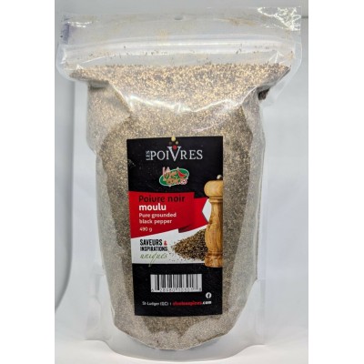 Poivre noir moulu 490g