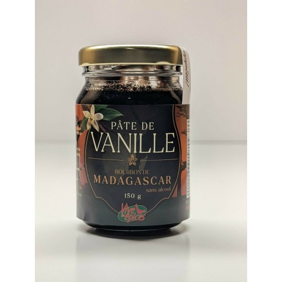 Pâte de vanille Bourbon de Madagascar – Sans alcool – 150 g