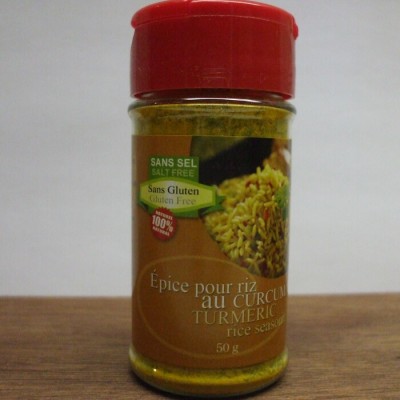 Épice pour riz au curcuma 50g