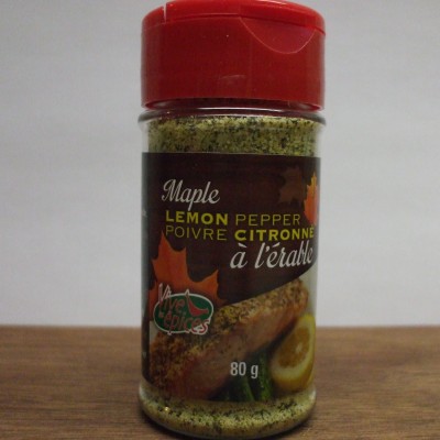 Poivre citronné à l'érable 80g