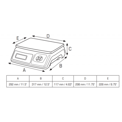 Balance électronique - Kilotech KWS-SW