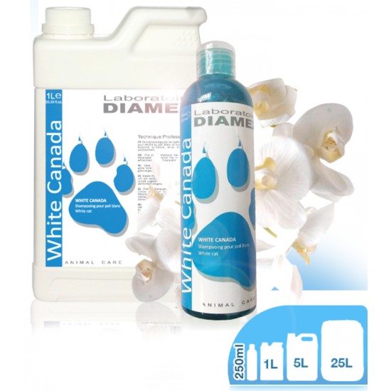 Shampooing pour chat blanc White Canada Cat 1L