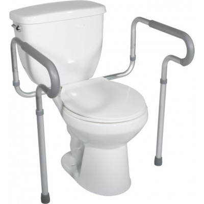 Cadre de sécurité pour toilettes avec bras rembourrés - Drive