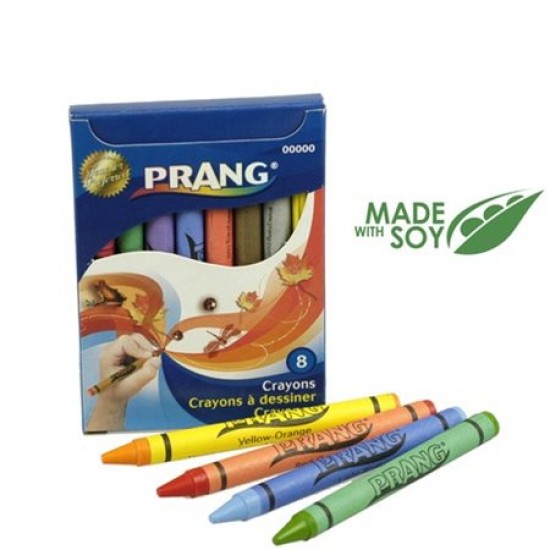 Crayons de cire Prang - 8/bte