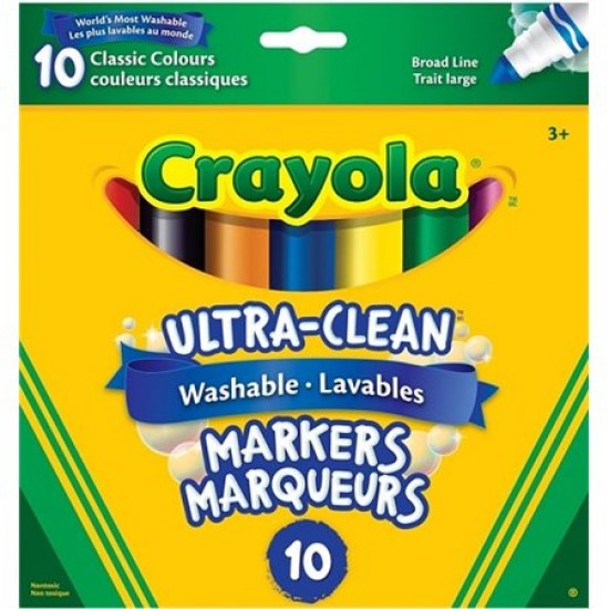 Marqueurs Originals lavables Crayola - 10 / Bte