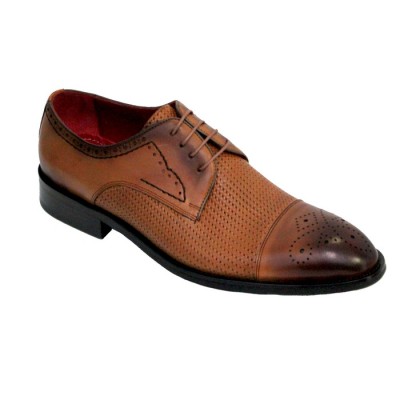 Chaussures classiques derby perforées