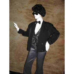 Ensemble 1980 Habit noir/argent