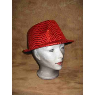 Chapeau Brillant rouge