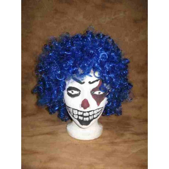 Perruque Clown bleu