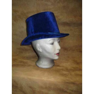 Chapeau Haut de forme bleu