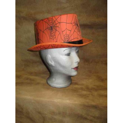 Chapeau Haut de forme orange